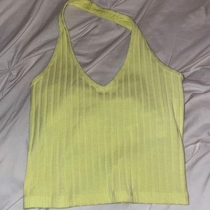 Yellow Halter Top